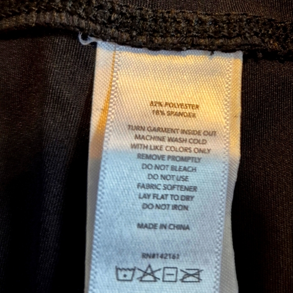 LuLaRoe Rise Brave line women's size 3X leggings black / camo side stripe NWOT - Picture 4 of 7